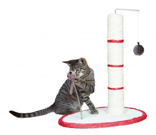 White/red Scratching Post