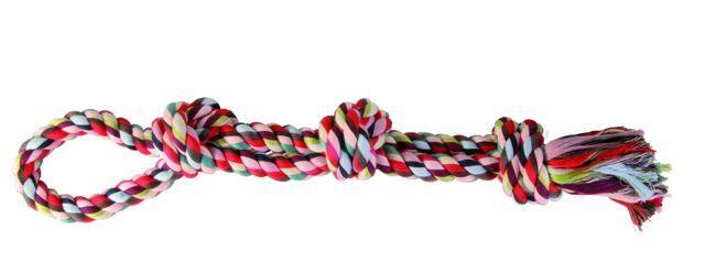 Denta Fun playing rope, double, 60 cm