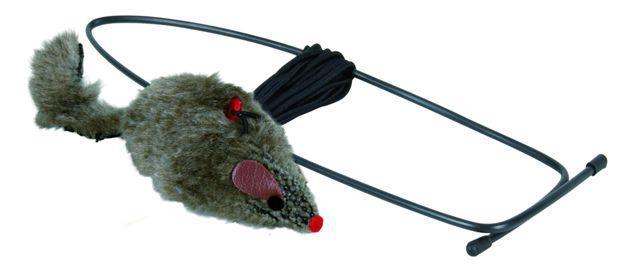 Plush mouse for doorframes, 8 cm/190 cm